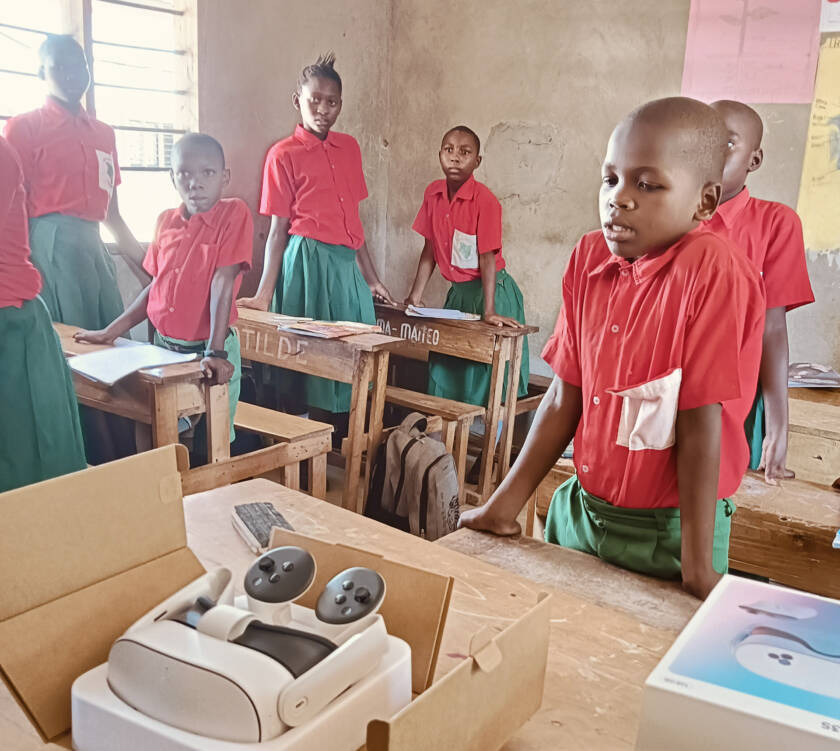 Eden porta la Realtà Virtuale nelle scuole del Kenya reportage di un viaggio emozionante